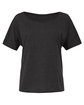 Bella + Canvas Ladies' Slouchy T-Shirt dark gry heather OFFront