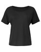 Bella + Canvas Ladies' Slouchy T-Shirt dark grey OFFront