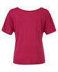 Bella + Canvas Ladies' Slouchy T-Shirt berry OFBack