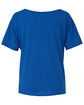 Bella + Canvas Ladies' Slouchy T-Shirt tr royal triblnd OFBack