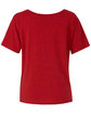 Bella + Canvas Ladies' Slouchy T-Shirt red speckled OFBack