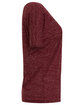 Bella + Canvas Ladies' Slouchy T-Shirt maroon marble OFSide