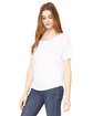 Bella + Canvas Ladies' Slouchy T-Shirt white ModelSide