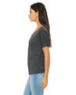 Bella + Canvas Ladies' Slouchy T-Shirt dark gry heather ModelSide