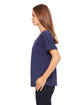 Bella + Canvas Ladies' Slouchy T-Shirt navy speckled ModelSide