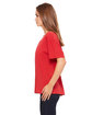 Bella + Canvas Ladies' Slouchy T-Shirt red speckled ModelSide