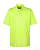 CORE365 Men's Origin Performance Piqué Polo with Pocket safety yellow OFFront
