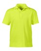 CORE365 Youth Origin Performance Piqué Polo safety yellow OFFront