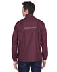 CORE365 Men's Techno Lite Motivate Unlined Lightweight Jacket burgundy ModelBack
