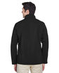 CORE365 Men's Cruise Two-Layer Fleece Bonded Soft Shell Jacket black ModelBack