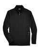 CORE365 Men's Cruise Two-Layer Fleece Bonded Soft Shell Jacket black FlatFront