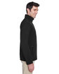 CORE365 Men's Cruise Two-Layer Fleece Bonded Soft Shell Jacket black ModelSide