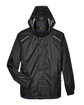 CORE365 Men's Climate Seam-Sealed Lightweight Variegated Ripstop Jacket black FlatFront