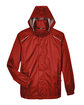 CORE365 Men's Climate Seam-Sealed Lightweight Variegated Ripstop Jacket classic red FlatFront