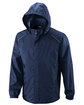 CORE365 Men's Climate Seam-Sealed Lightweight Variegated Ripstop Jacket classic navy OFFront