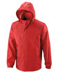 CORE365 Men's Climate Seam-Sealed Lightweight Variegated Ripstop Jacket classic red OFFront