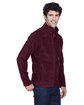 CORE365 Men's Journey Fleece Jacket burgundy ModelQrt