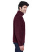 CORE365 Men's Journey Fleece Jacket burgundy ModelSide