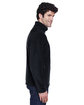 CORE365 Men's Journey Fleece Jacket BLACK ModelSide