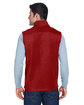 CORE365 Men's Journey Fleece Vest CLASSIC RED ModelBack