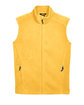 Core 365 Men's Journey Fleece Vest CAMPUS GOLD FlatFront