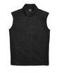 CORE365 Men's Journey Fleece Vest BLACK FlatFront