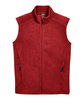 Core 365 Men's Journey Fleece Vest CLASSIC RED FlatFront