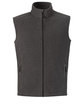 CORE365 Men's Journey Fleece Vest heather charcoal OFFront