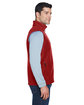 CORE365 Men's Journey Fleece Vest CLASSIC RED ModelSide