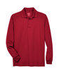 Core 365 Men's Pinnacle Performance Long-Sleeve Piqué Polo CLASSIC RED FlatFront