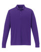 CORE365 Men's Pinnacle Performance Long-Sleeve Piqué Polo campus purple OFFront