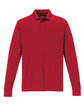 Core 365 Men's Pinnacle Performance Long-Sleeve Piqué Polo CLASSIC RED OFFront
