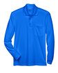 CORE365 Adult Pinnacle Performance Long-Sleeve Piqué Polo with Pocket true royal FlatFront