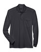 CORE365 Adult Pinnacle Performance Long-Sleeve Piqué Polo with Pocket black FlatFront