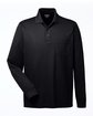 CORE365 Adult Pinnacle Performance Long-Sleeve Piqué Polo with Pocket black OFFront