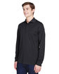 CORE365 Adult Pinnacle Performance Long-Sleeve Piqué Polo with Pocket black ModelQrt