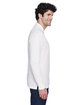 CORE365 Men's Tall Pinnacle Performance Long-Sleeve Piqué Polo WHITE ModelSide