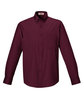 CORE365 Men's Operate Long-Sleeve Twill Shirt burgundy OFFront