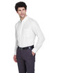 Core 365 Men's Operate Long-Sleeve Twill Shirt WHITE ModelQrt
