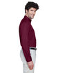 Core 365 Men's Operate Long-Sleeve Twill Shirt BURGUNDY ModelSide