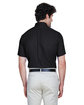 CORE365 Men's Optimum Short-Sleeve Twill Shirt black ModelBack