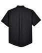 CORE365 Men's Optimum Short-Sleeve Twill Shirt BLACK FlatBack