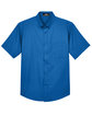 CORE365 Men's Optimum Short-Sleeve Twill Shirt true royal FlatFront