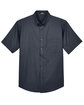 CORE365 Men's Optimum Short-Sleeve Twill Shirt carbon FlatFront