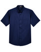 CORE365 Men's Optimum Short-Sleeve Twill Shirt classic navy FlatFront