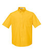 CORE365 Men's Optimum Short-Sleeve Twill Shirt campus gold OFFront
