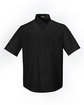 CORE365 Men's Optimum Short-Sleeve Twill Shirt black OFFront