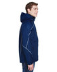 North End Men's Angle 3-in-1 Jacket with Bonded Fleece Liner night ModelSide