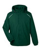 CORE365 Men's Profile Fleece-Lined All-Season Jacket forest OFFront