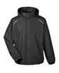 CORE365 Men's Tall Profile Fleece-Lined All-Season Jacket black OFFront